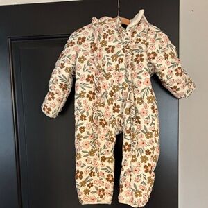 **NEVER WORN** Water Resistant Corduroy Hooded Snowsuit